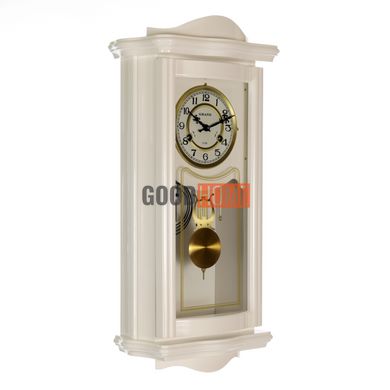 Настінний механічний годинник Grand 20123-WH-A в білому кольорі