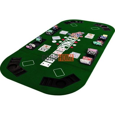 Складаний покерний стіл Pro Poker Compact см 160x80 Зелений (830889)