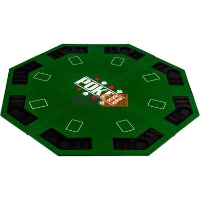 Накладка для гри в покер Pro Poker Compact 122x122 см Зелений