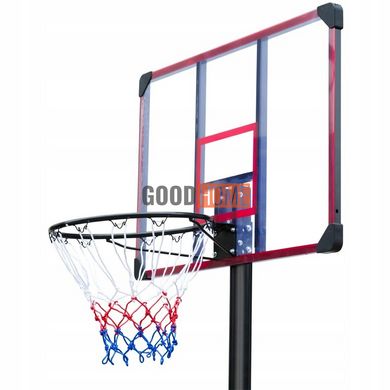 Мобильная баскетбольная стойка SPORTO LUX 305 c регулировкой высоты 225 - 305 см