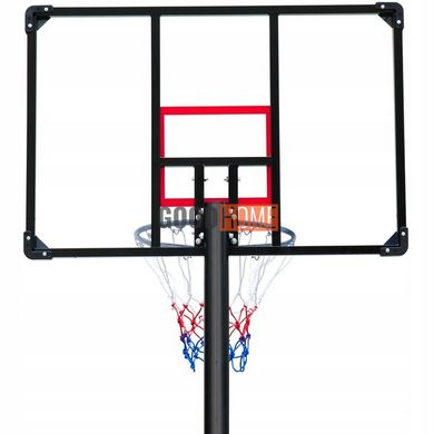 Мобильная баскетбольная стойка SPORTO LUX 305 c регулировкой высоты 225 - 305 см