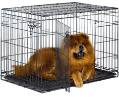 Металева клітка для транспортування собак PETLUX (L) 91 x 57 x 64 см
