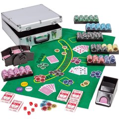 Набор для игры в покер и блэк-джек Deluxe на 600 фишек