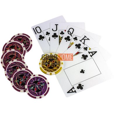 Набір для гри в покер і блек-джек Deluxe на 600 фішок