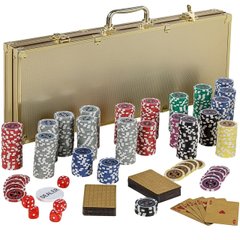 Професійний набір для покера Poker Premium 500 Gold Edition