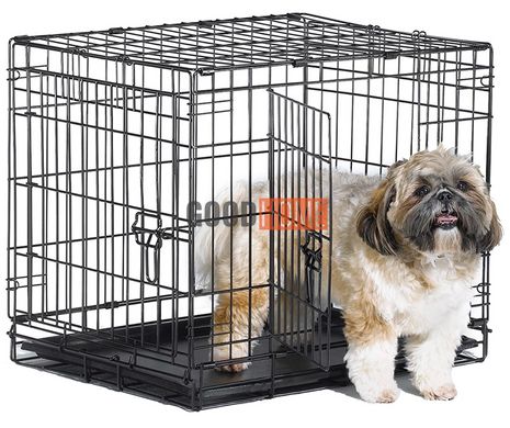 Металева клітка для транспортування собак PETLUX (S) 61 x 42 x 49 см