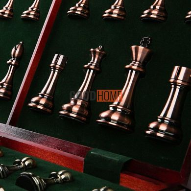 Шахи Royal Chess 39 х 39 см, з дерев'яною шаховою дошкою та металевими шахами