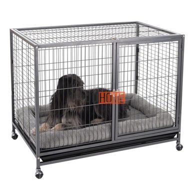 Надміцна металева клітка – вольєр для собак PETLUX (XL) 108 x 72 x 85 см