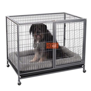 Надміцна металева клітка – вольєр для собак PETLUX (XL) 108 x 72 x 85 см
