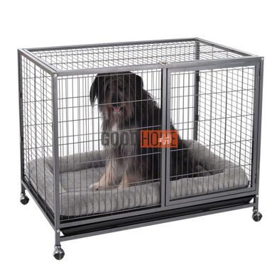 Сверхмощная металлическая клетка – вольер для собак PETLUX (XL) 108 x 72 x 85 см