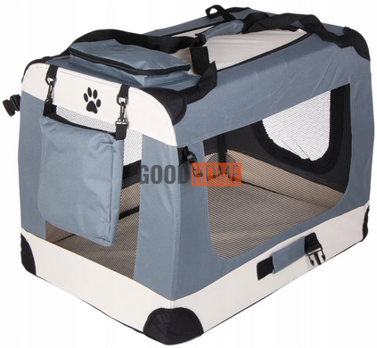 Складна сумка переноска для собак та кішок PETLUX (M) 60 x 42 x 44 см